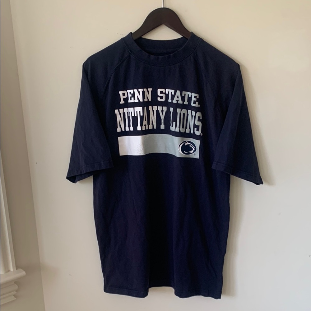 Penn State Nittany Lions Navy Gray White T-Shirt XL TALL by profile Varsity